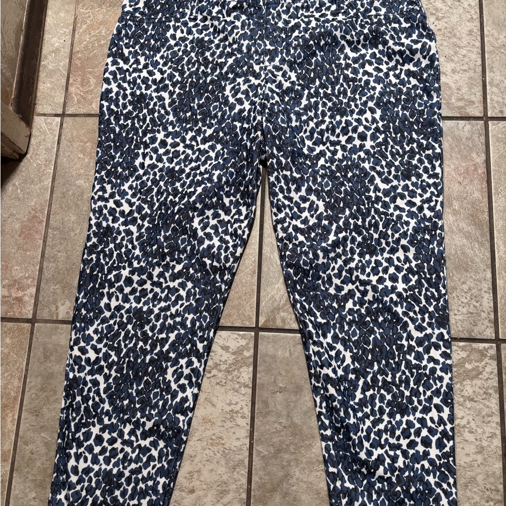 Faded Glory Blue and White Skinny Jeans